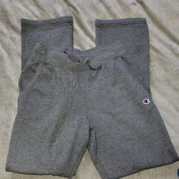 Champion Men's Gray Sweatpants with Drawstring - Picture 1 of 7